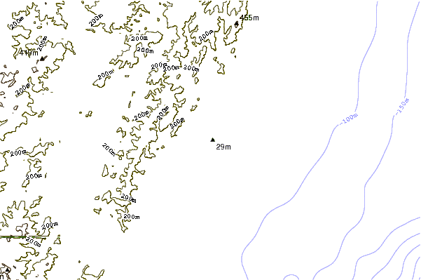 Shoreline around Christmas Bay