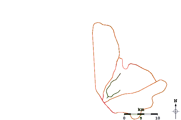 Roads and rivers around Church Point
