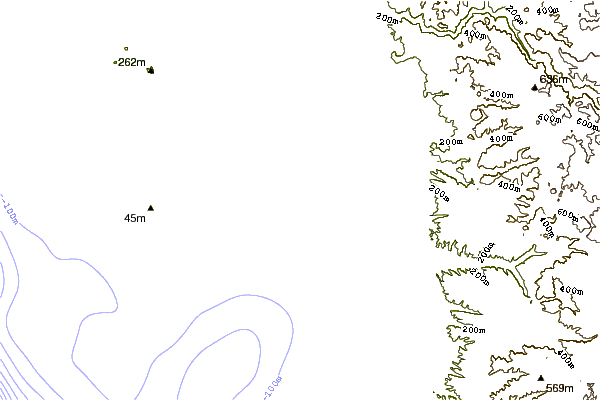 Shoreline around Cielito Lindo