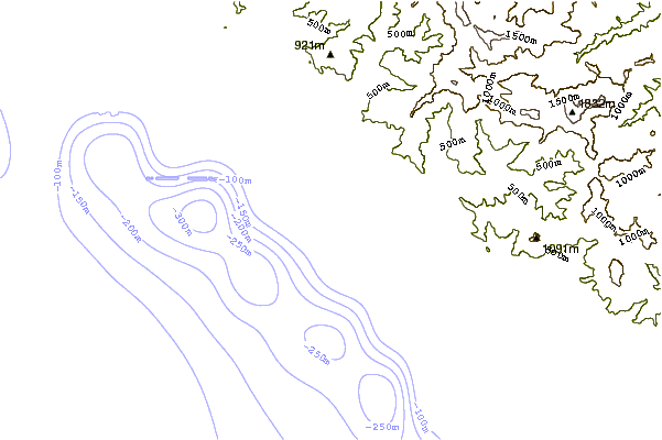 Shoreline around Cinquale