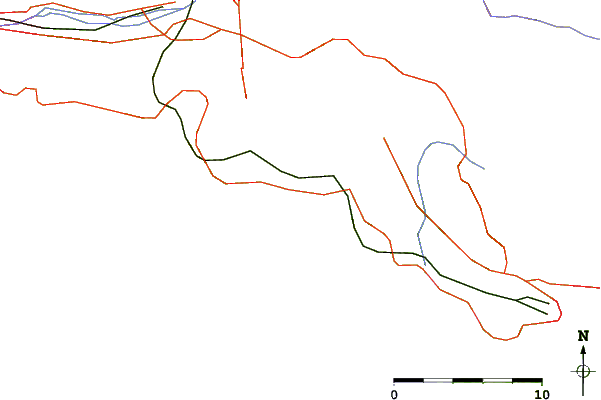 Roads and rivers around Ciotel
