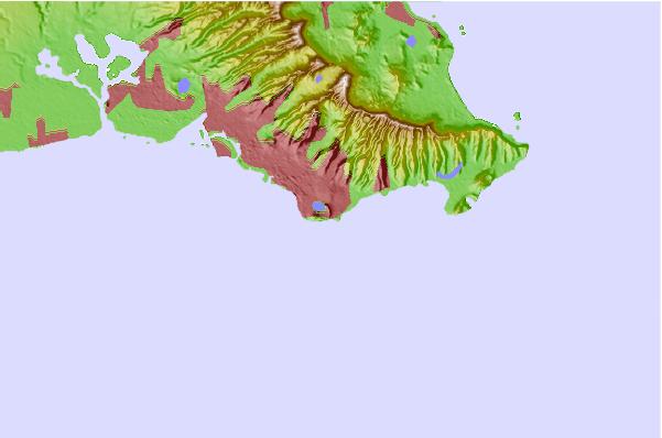 Surf spots located close to Cliffs