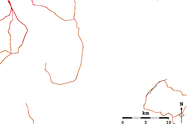 Roads and rivers around Clifton Beach