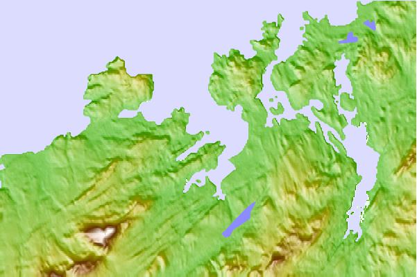 Surf spots located close to Clonmass Bay (Ards)