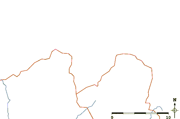 Roads and rivers around Clonmass Bay (Ards)