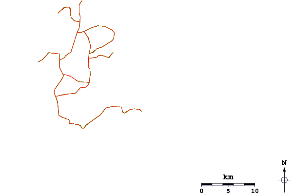 Roads and rivers around Cloud 9