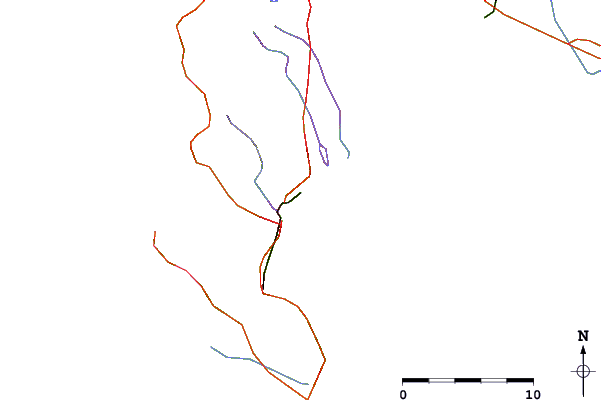 Roads and rivers around Clovelly