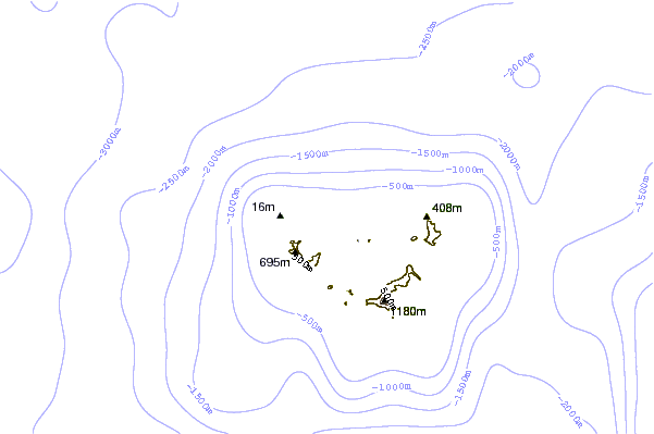 Shoreline around Club Med
