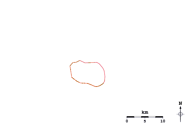 Roads and rivers around Club Raro