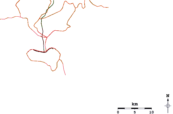 Roads and rivers around Clubhouse Point