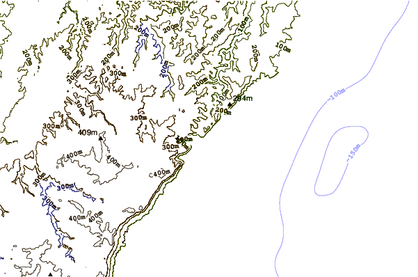 Shoreline around Coalcliff