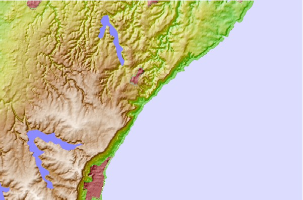 Surf spots located close to Coalcliff