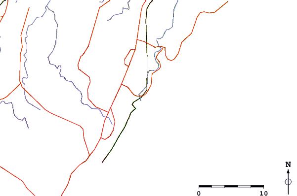 Roads and rivers around Coalcliff
