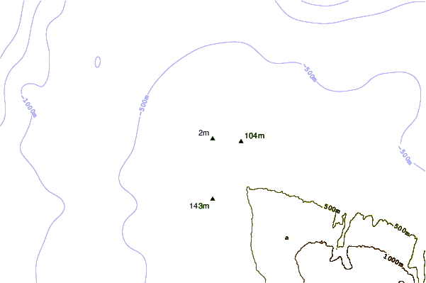 Shoreline around Coast Guard