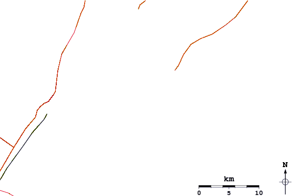 Roads and rivers around Coastal Bend Area