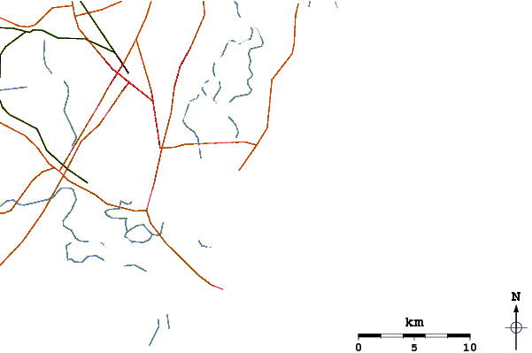 Roads and rivers around Coastguard/St Simons