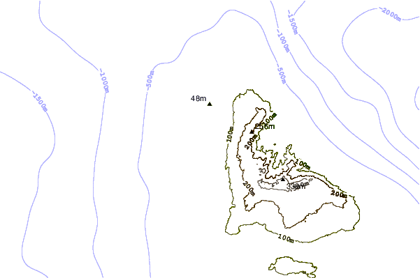 Shoreline around Cobblers Cove