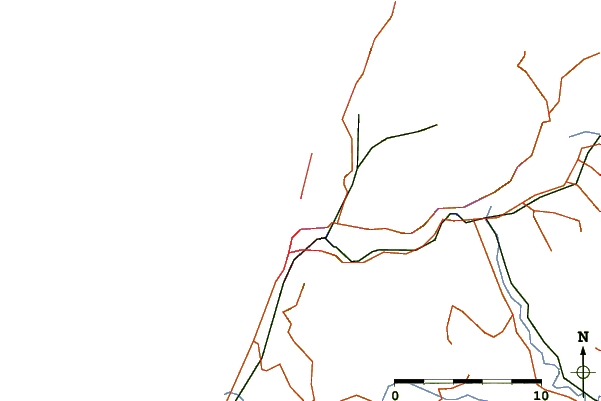 Roads and rivers around Cobden Beach