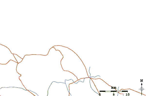 Roads and rivers around Coco Pipe
