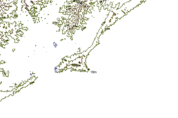 Shoreline around Cocoloco