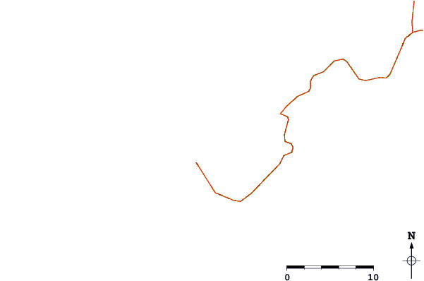 Roads and rivers around Cofete