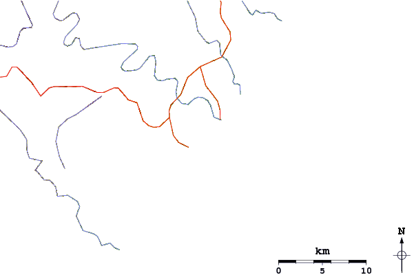 Roads and rivers around CoffeeBayBeach
