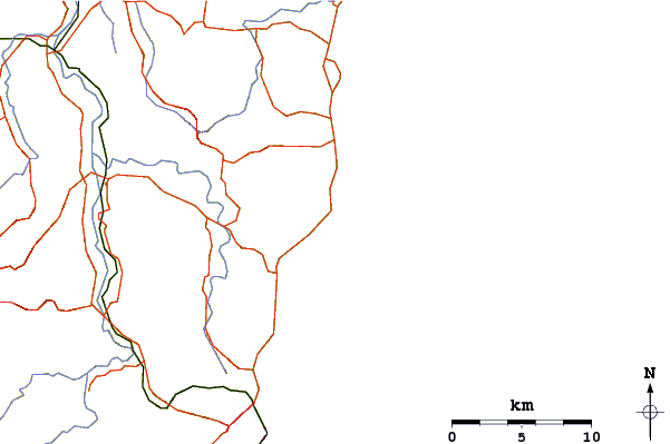 Roads and rivers around Coffs Harbour-North Wall