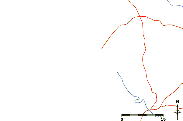 Roads and rivers around Cogumelo