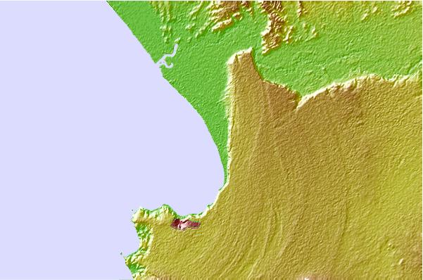 Surf spots located close to Colan