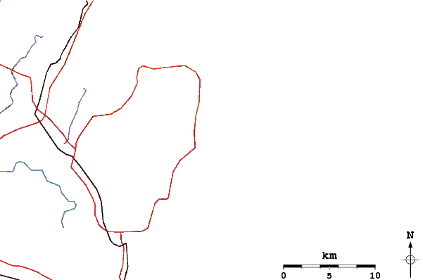 Roads and rivers around Collaroy