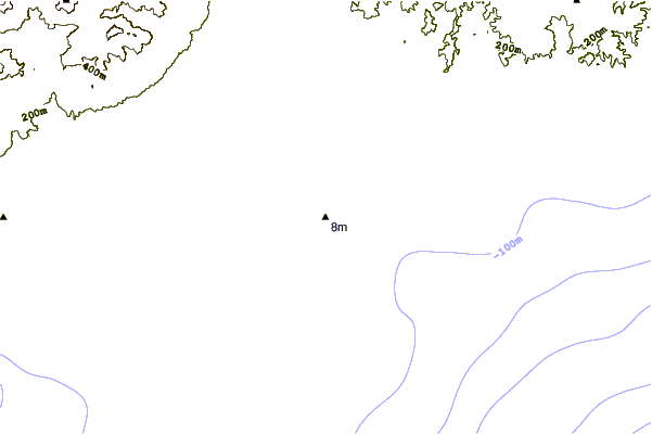Shoreline around Comandancia