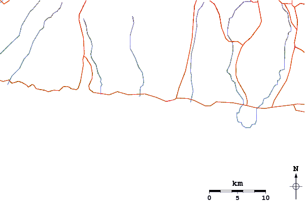Roads and rivers around Comasagua Point