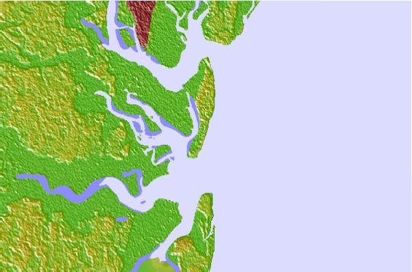 Surf spots located close to Comfort Inn/Jeckyll Island
