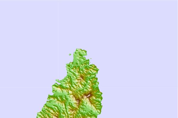 Surf spots located close to Commaret Point