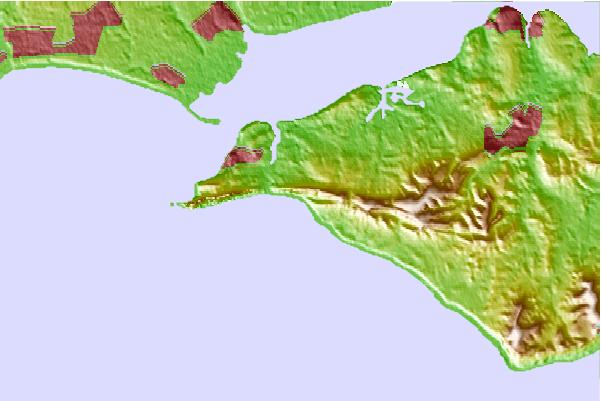 Surf breaks located close to Compton Bay