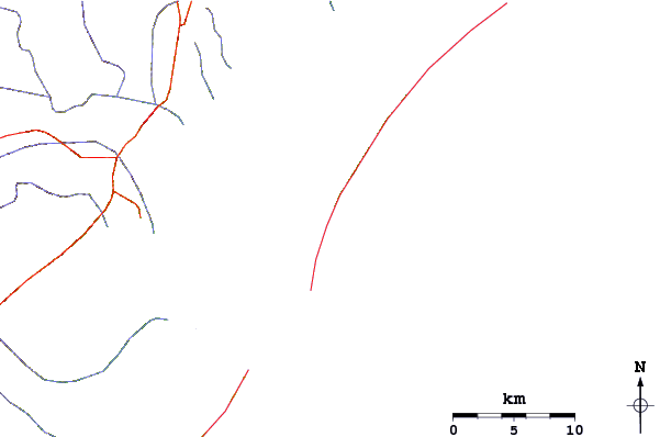 Roads and rivers around Conde