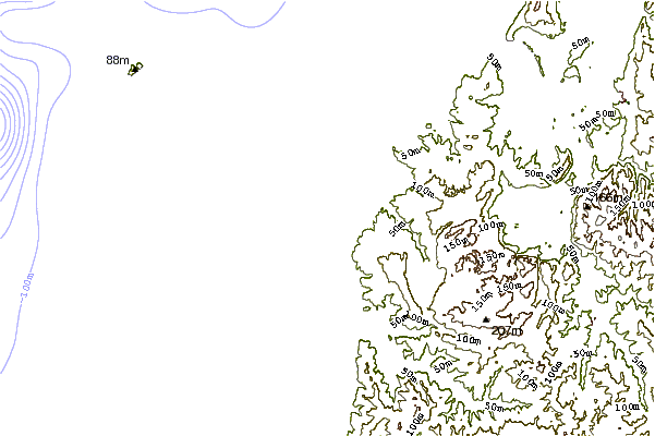 Shoreline around Consolacao Rights