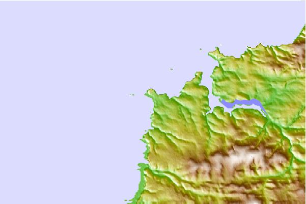 Surf spots located close to Constantine Bay