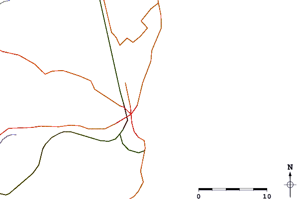 Roads and rivers around Constitucion (Mar del Plata)