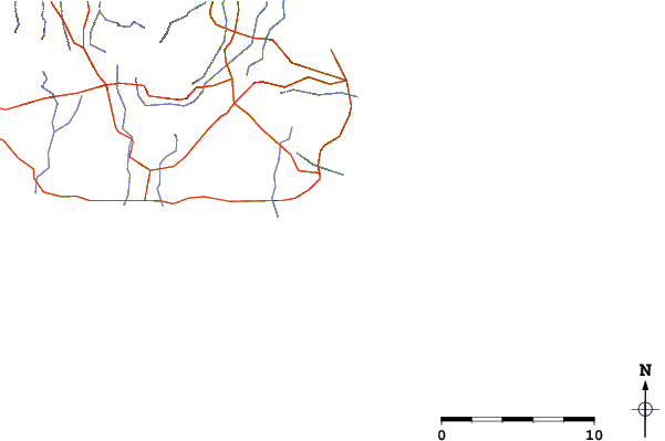 Roads and rivers around Terceira - Contendas