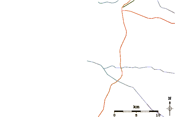 Roads and rivers around Contis Plage