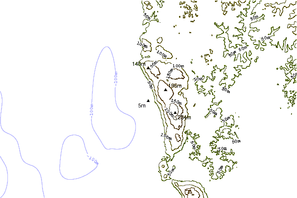 Shoreline around Conto Springs