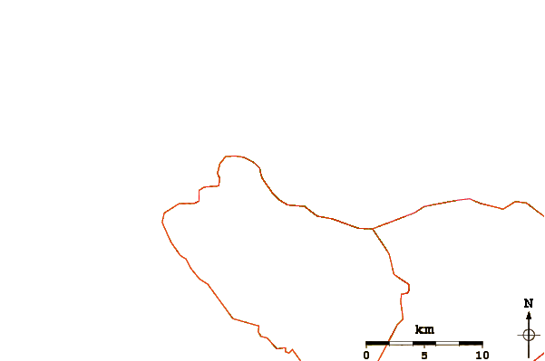 Roads and rivers around Contreira