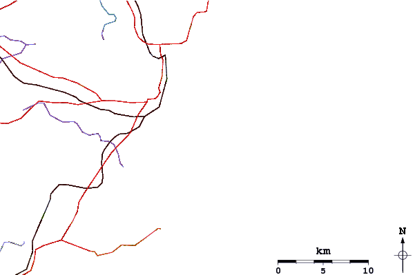 Roads and rivers around Coogee