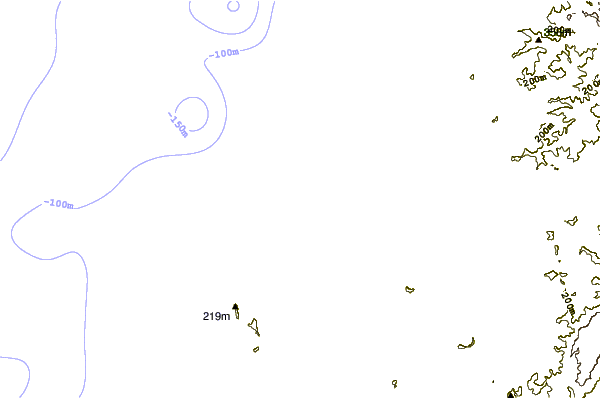 Shoreline around Coos Bay North