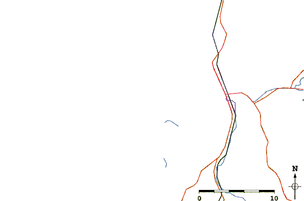 Roads and rivers around Coos Bay North