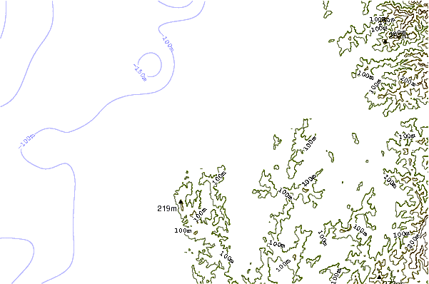 Shoreline around Coos Bay-South Jetty