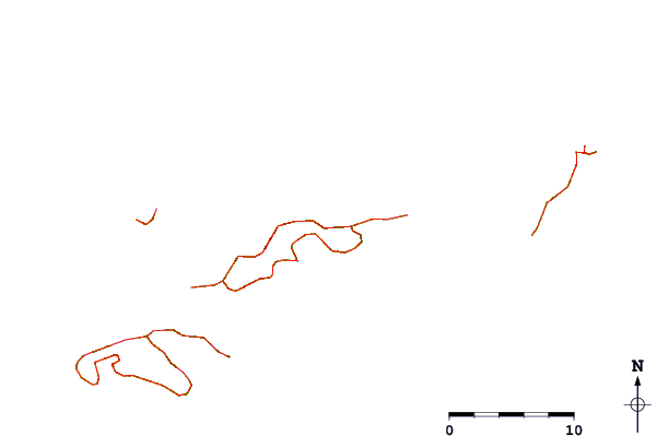 Roads and rivers around Cooten Bay