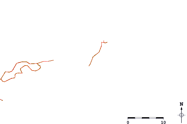 Roads and rivers around Copper Mine Bay