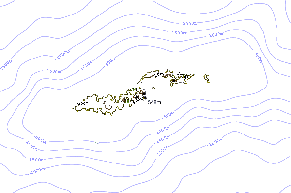 Shoreline around Coral Heads